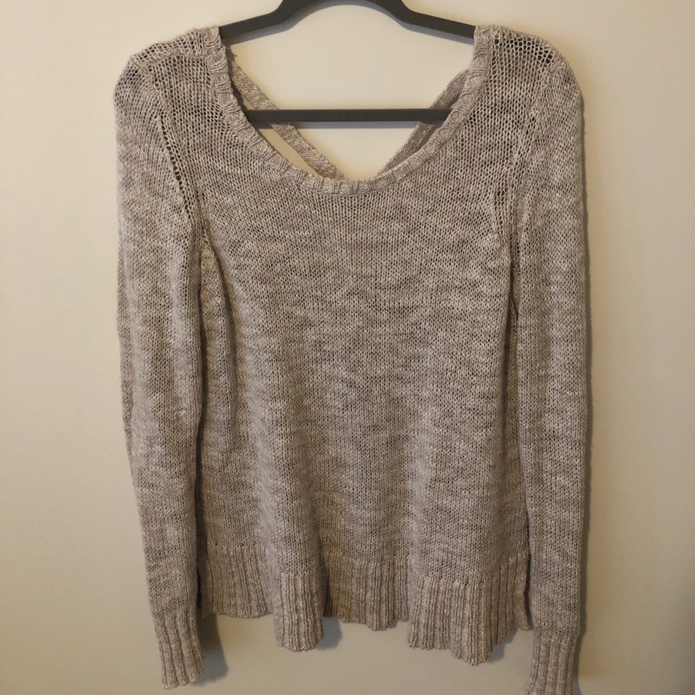 American Eagle Open Back Sweater